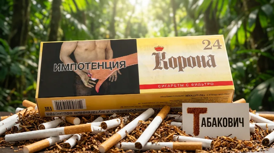 Корона 24 Желтая блок из 8-ми пачек