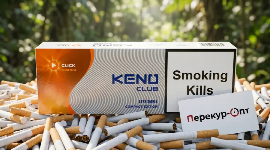 Сигареты Keno Club Compact Click Orange (Кено Клаб Компакт Кнопка Апельсин)