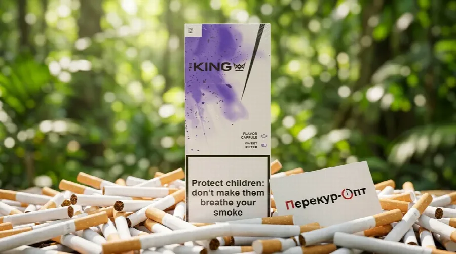 The King Flavor Capsule Sweet Filter Grape (Кинг Капсула Сладкий Фильтр Виноград)